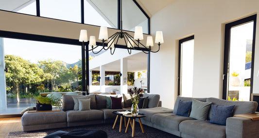 Gianna 8 Light Chandelier Matte Black