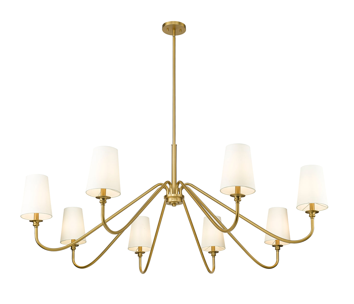 Gianna 8 Light Chandelier Modern Gold