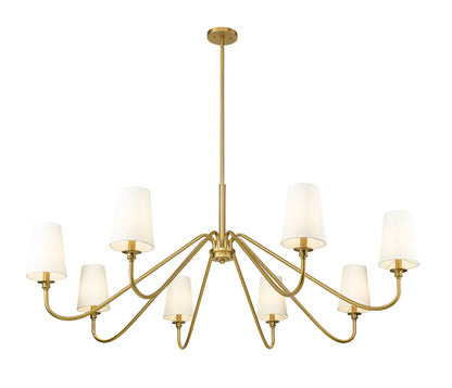 Gianna 8 Light Chandelier Modern Gold