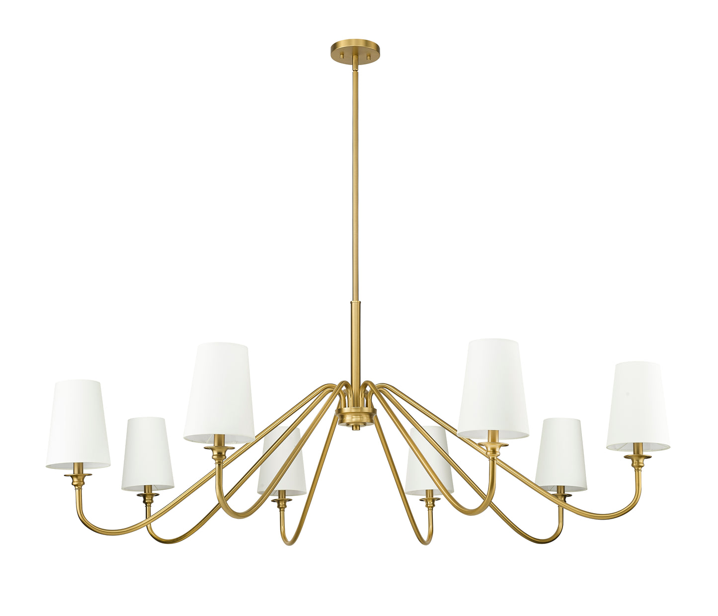 Gianna 8 Light Chandelier Modern Gold