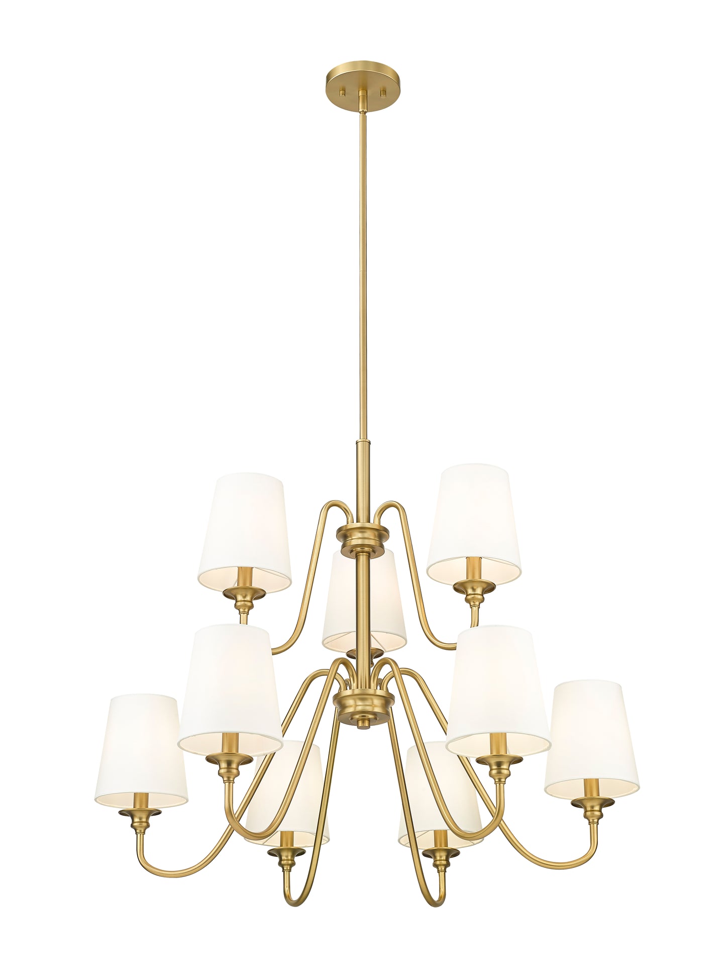 Gianna 9 Light Chandelier Modern Gold