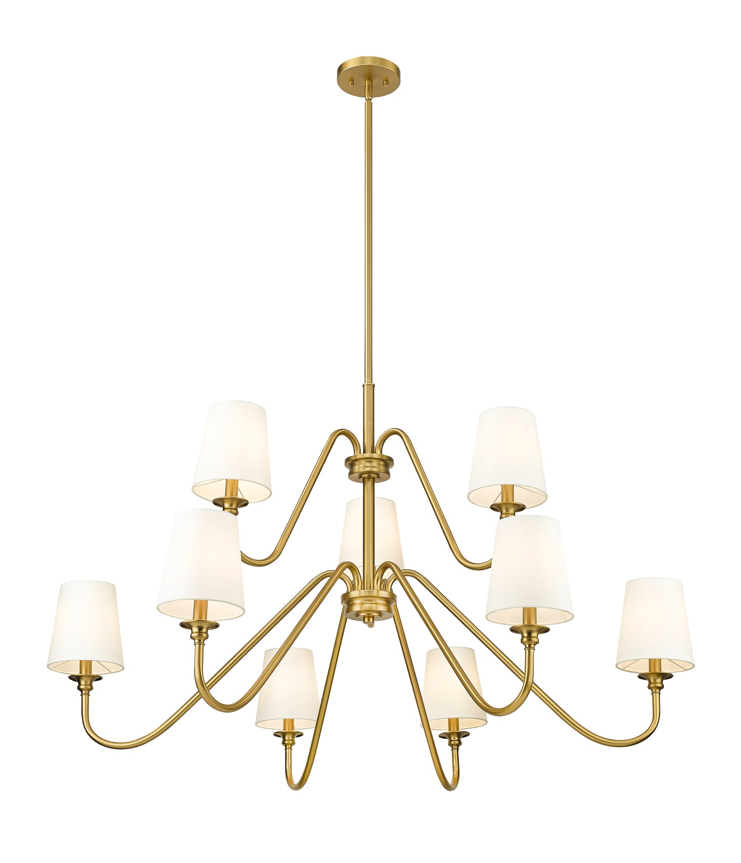 Gianna 9 Light Chandelier Modern Gold