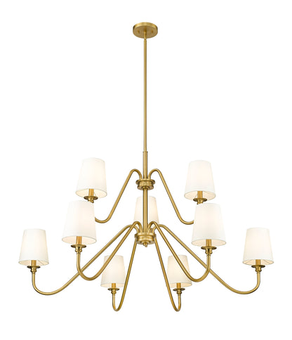 Gianna 9 Light Chandelier Modern Gold