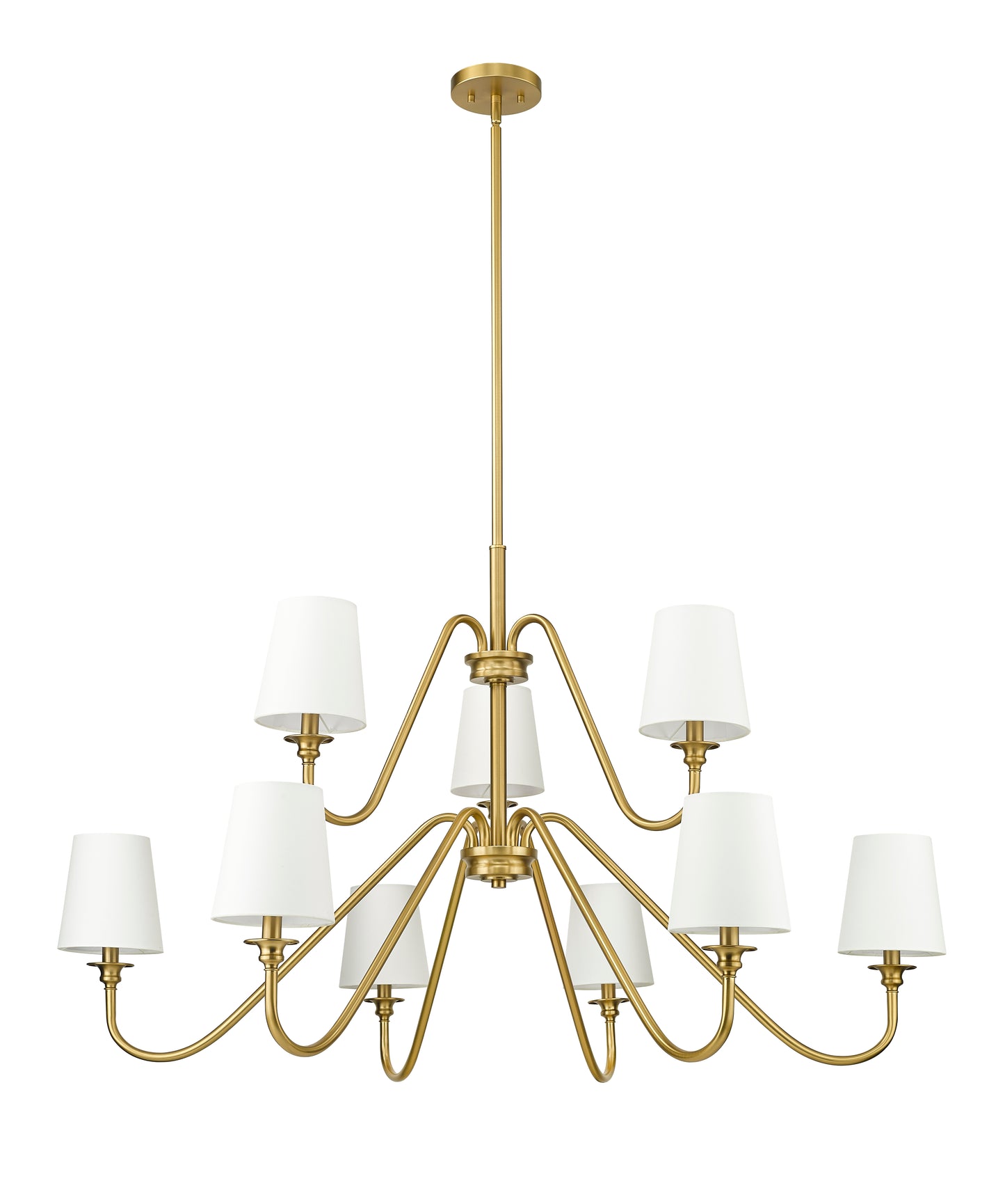 Gianna 9 Light Chandelier Modern Gold
