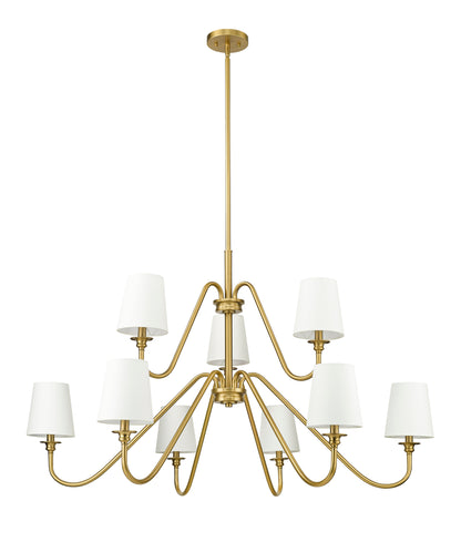 Gianna 9 Light Chandelier Modern Gold