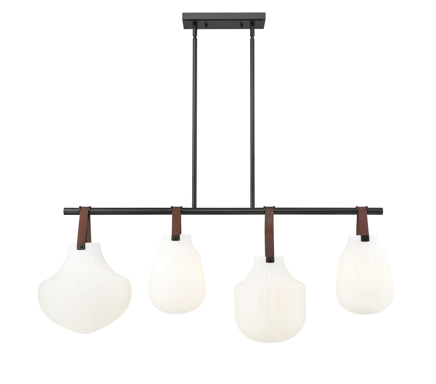 Newbury 4 Light Pendant Matte Black