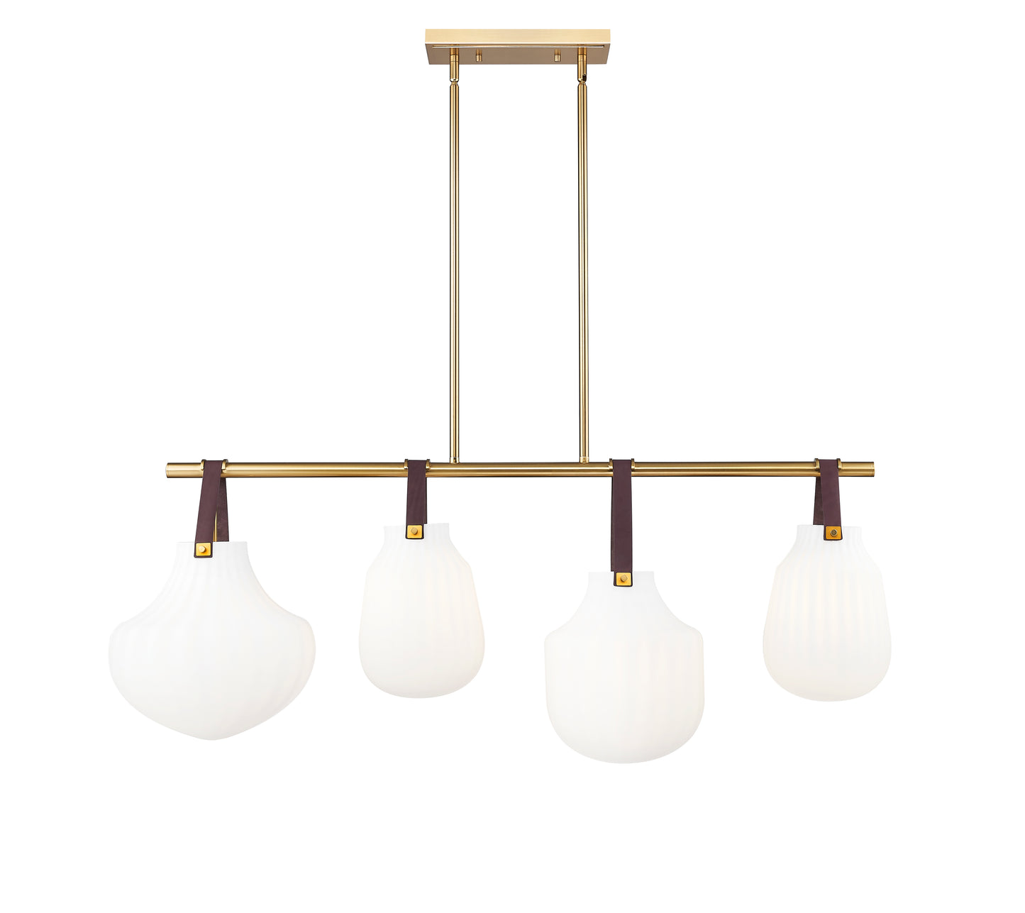 Newbury 4 Light Pendant Modern Gold