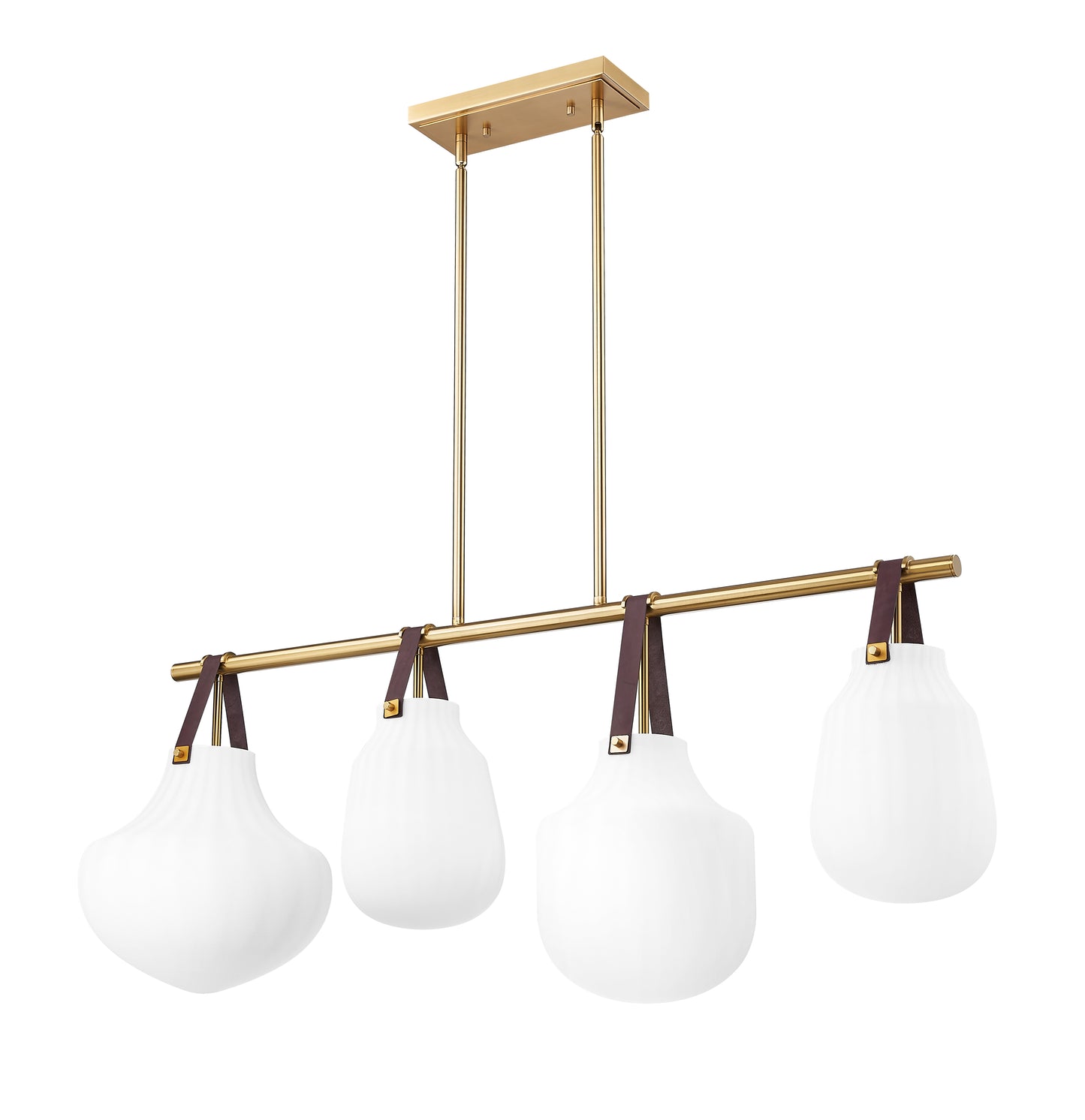 Newbury 4 Light Pendant Modern Gold
