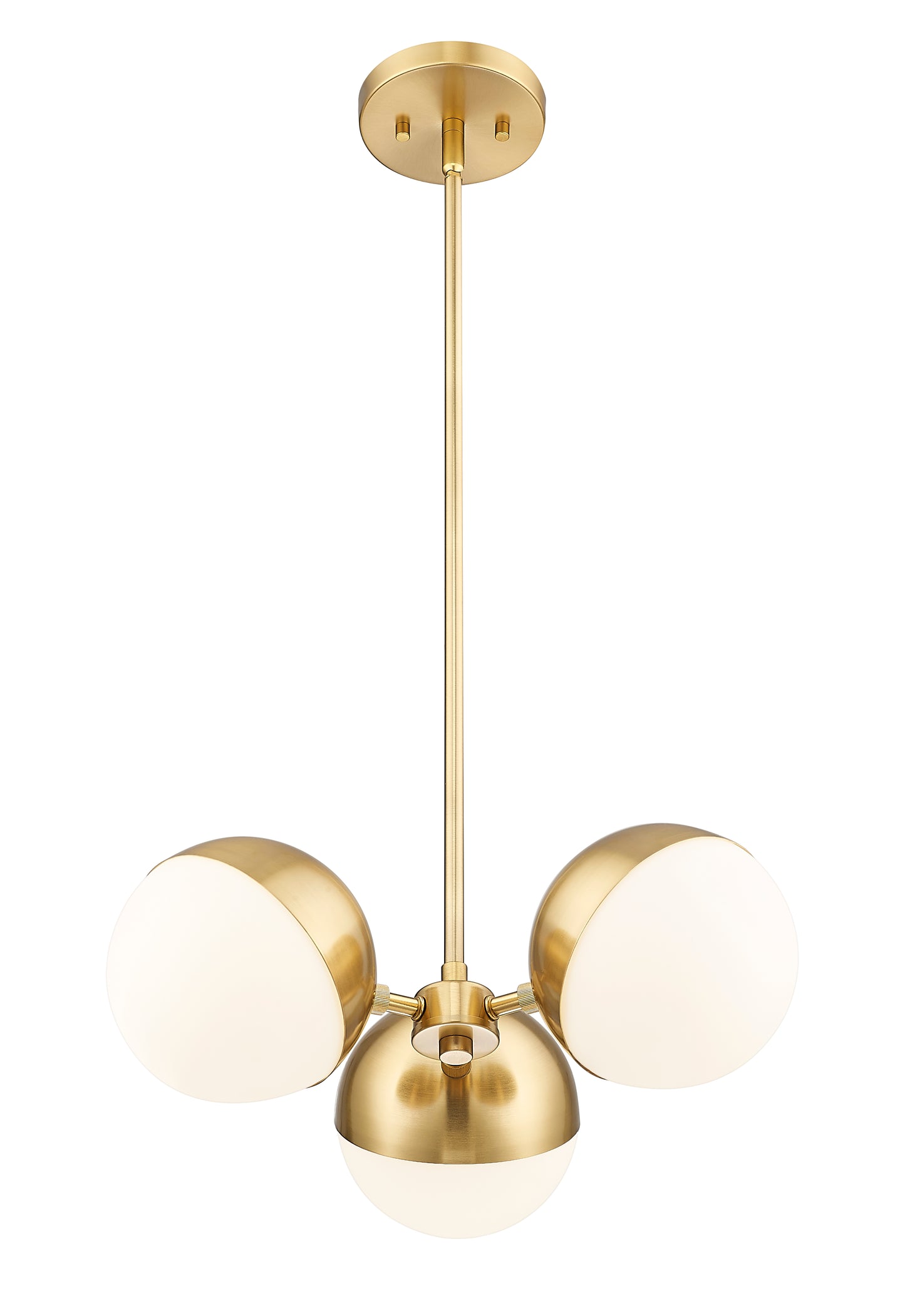 Realm Sphere 3 Light Chandelier Modern Gold