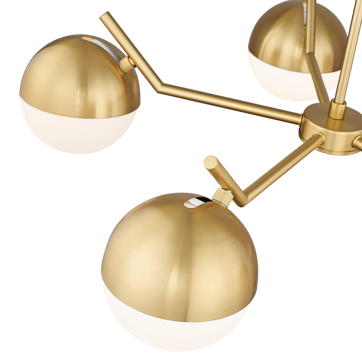 Realm Sphere 5 Light Chandelier Modern Gold