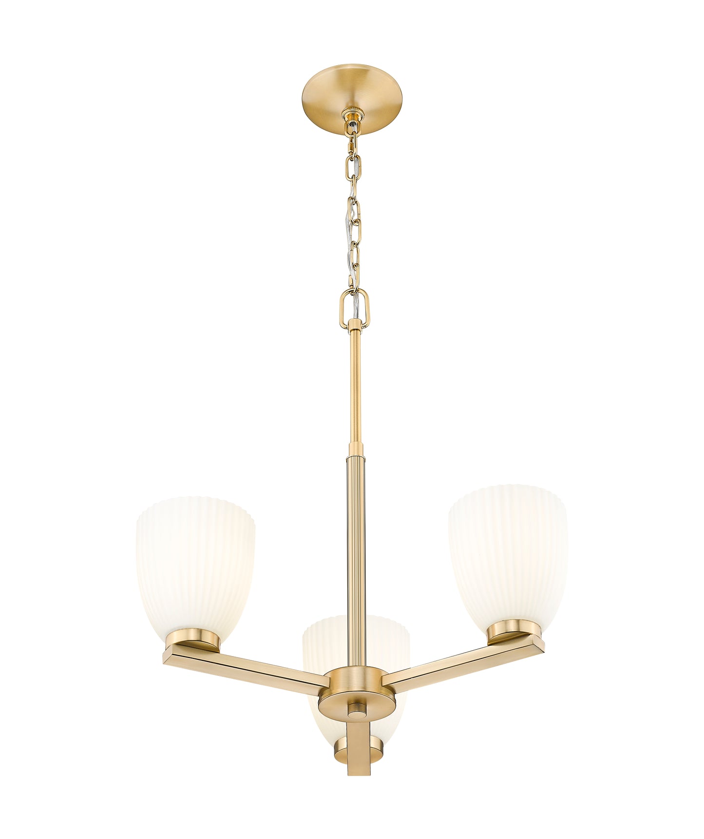 Naya 3 Light Chandelier Modern Gold