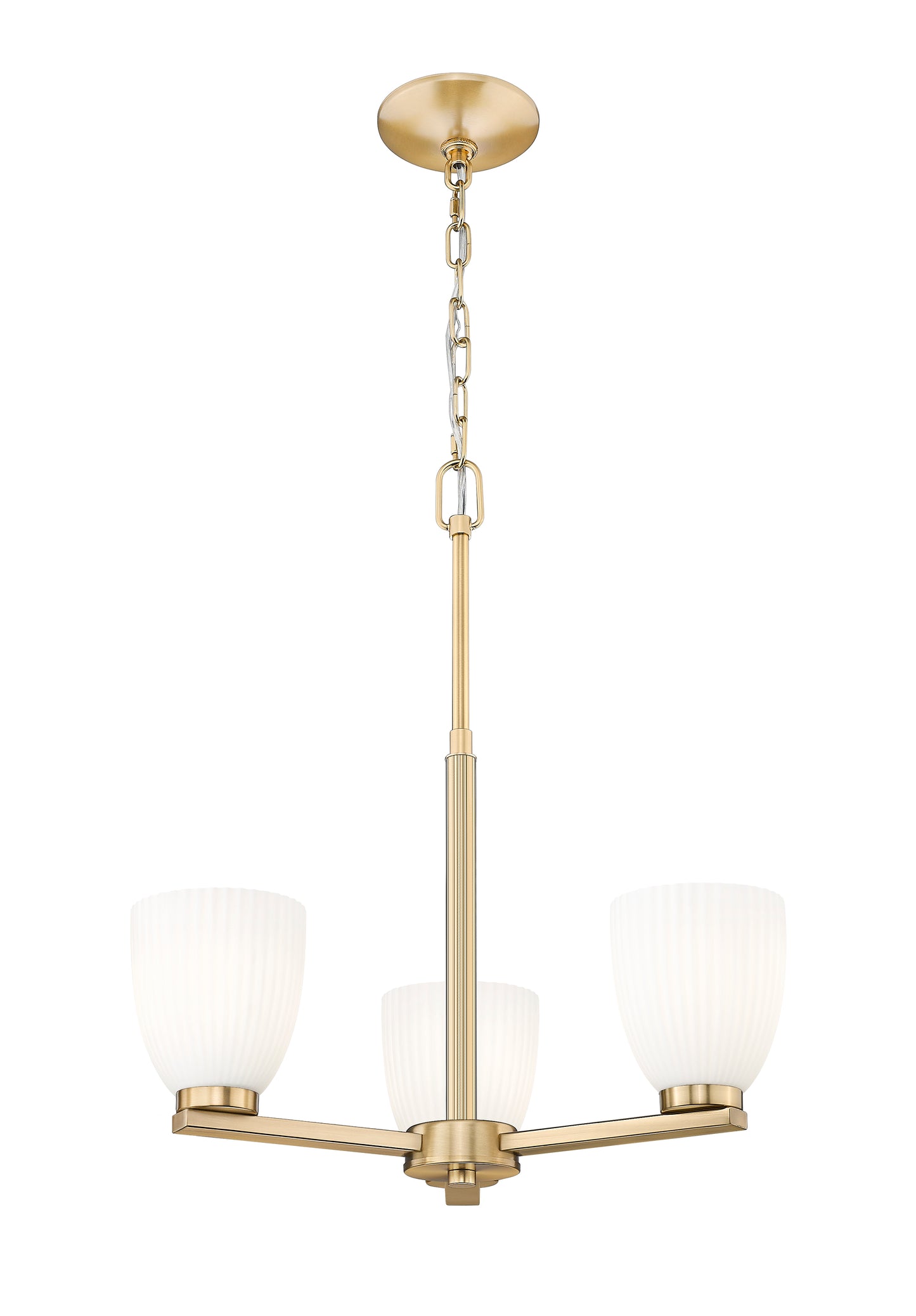 Naya 3 Light Chandelier Modern Gold