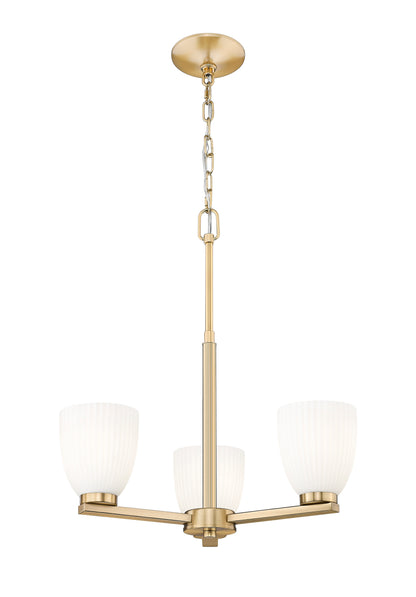 Naya 3 Light Chandelier Modern Gold
