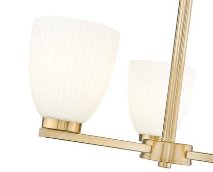 Naya 3 Light Chandelier Modern Gold
