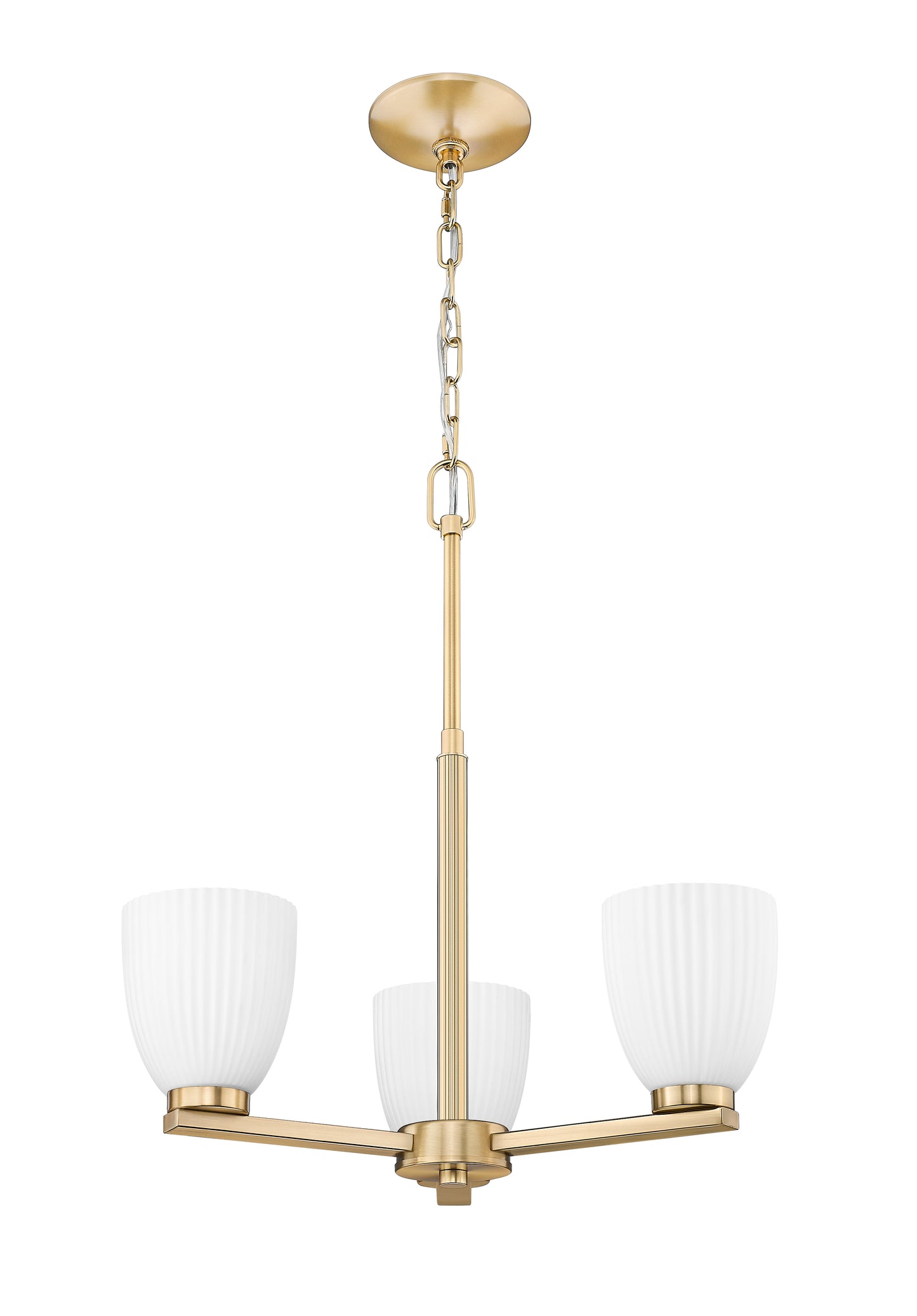Naya 3 Light Chandelier Modern Gold