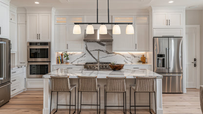 Naya 5 Light Linear Chandelier Matte Black