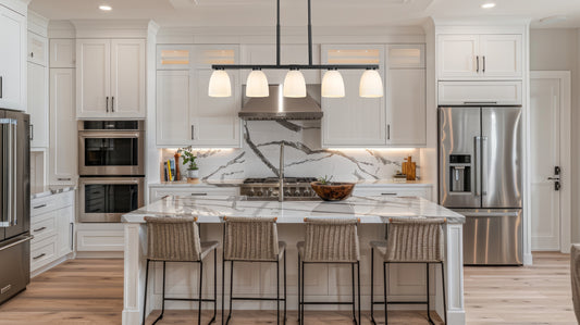 Naya 5 Light Linear Chandelier Matte Black
