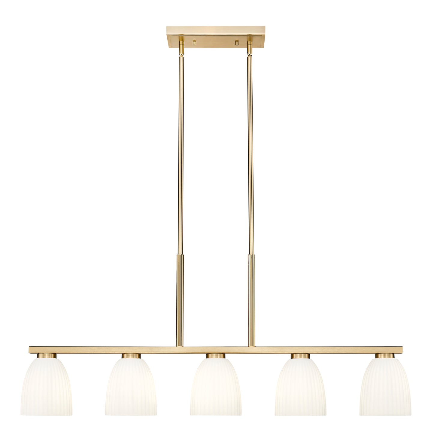Naya 5 Light Linear Chandelier Modern Gold