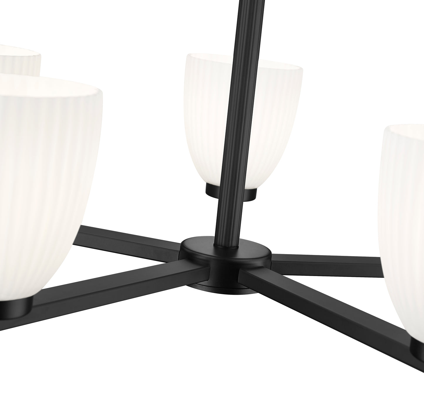 Naya 5 Light Chandelier Matte Black