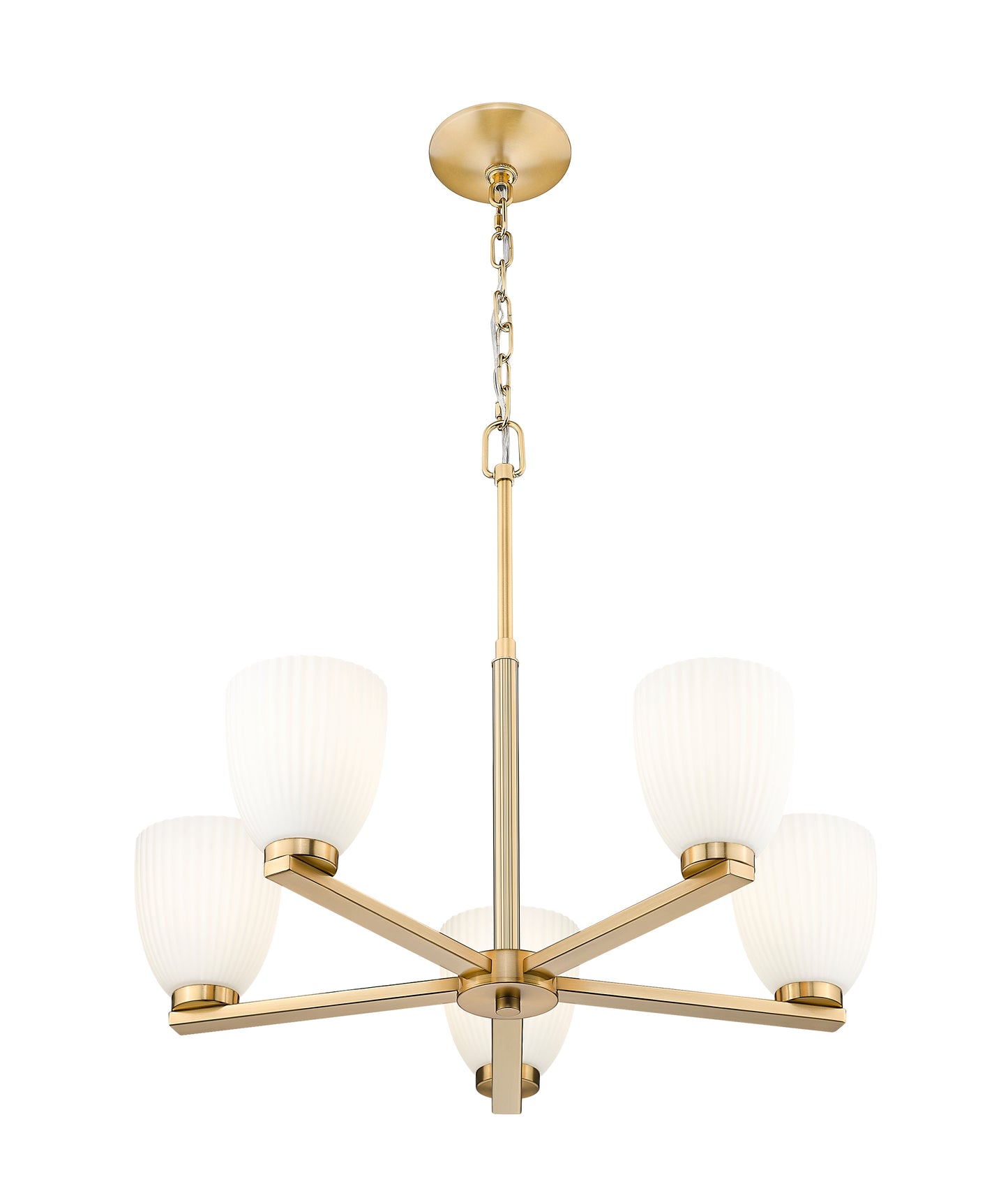 Naya 5 Light Chandelier Modern Gold