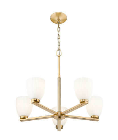 Naya 5 Light Chandelier Modern Gold