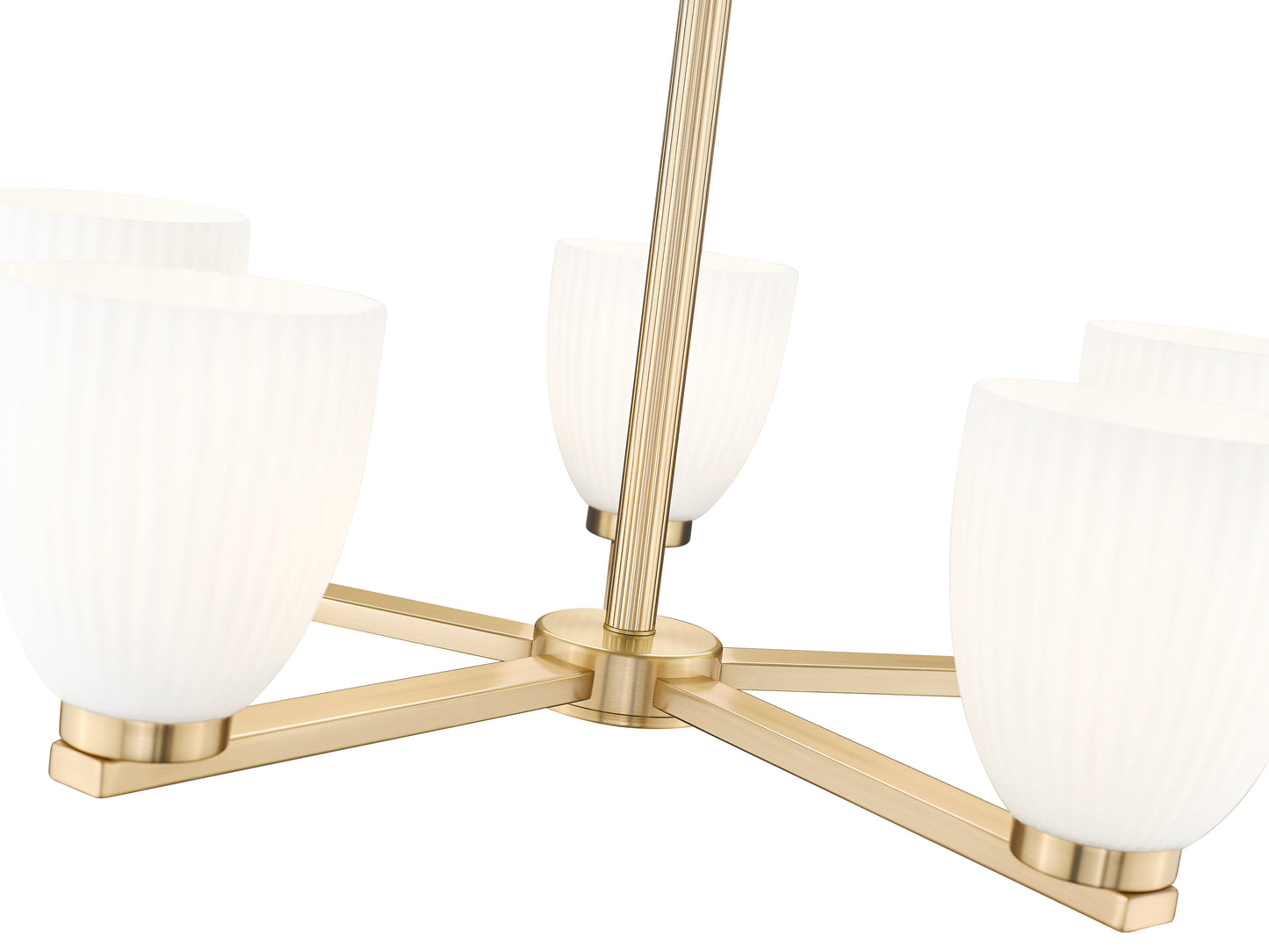 Naya 5 Light Chandelier Modern Gold