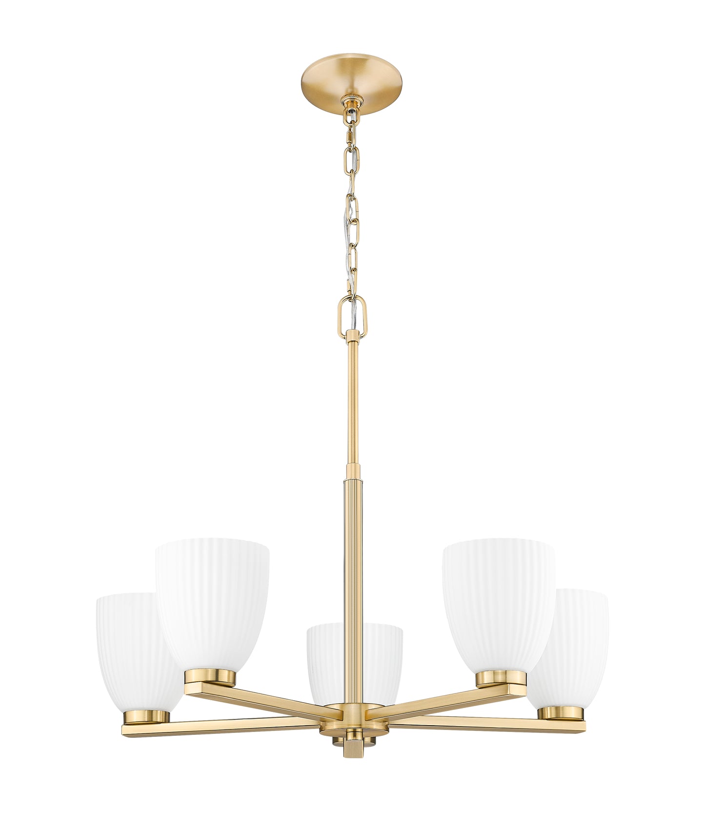 Naya 5 Light Chandelier Modern Gold