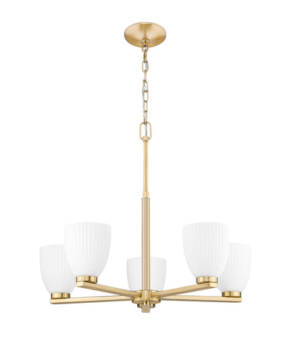 Naya 5 Light Chandelier Modern Gold