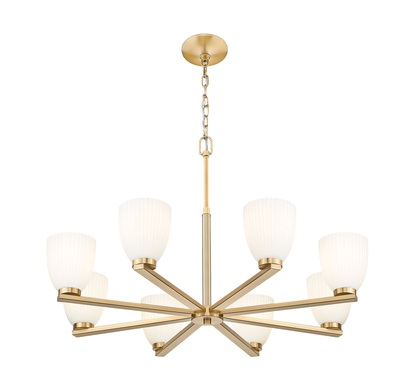 Naya 8 Light Chandelier Modern Gold