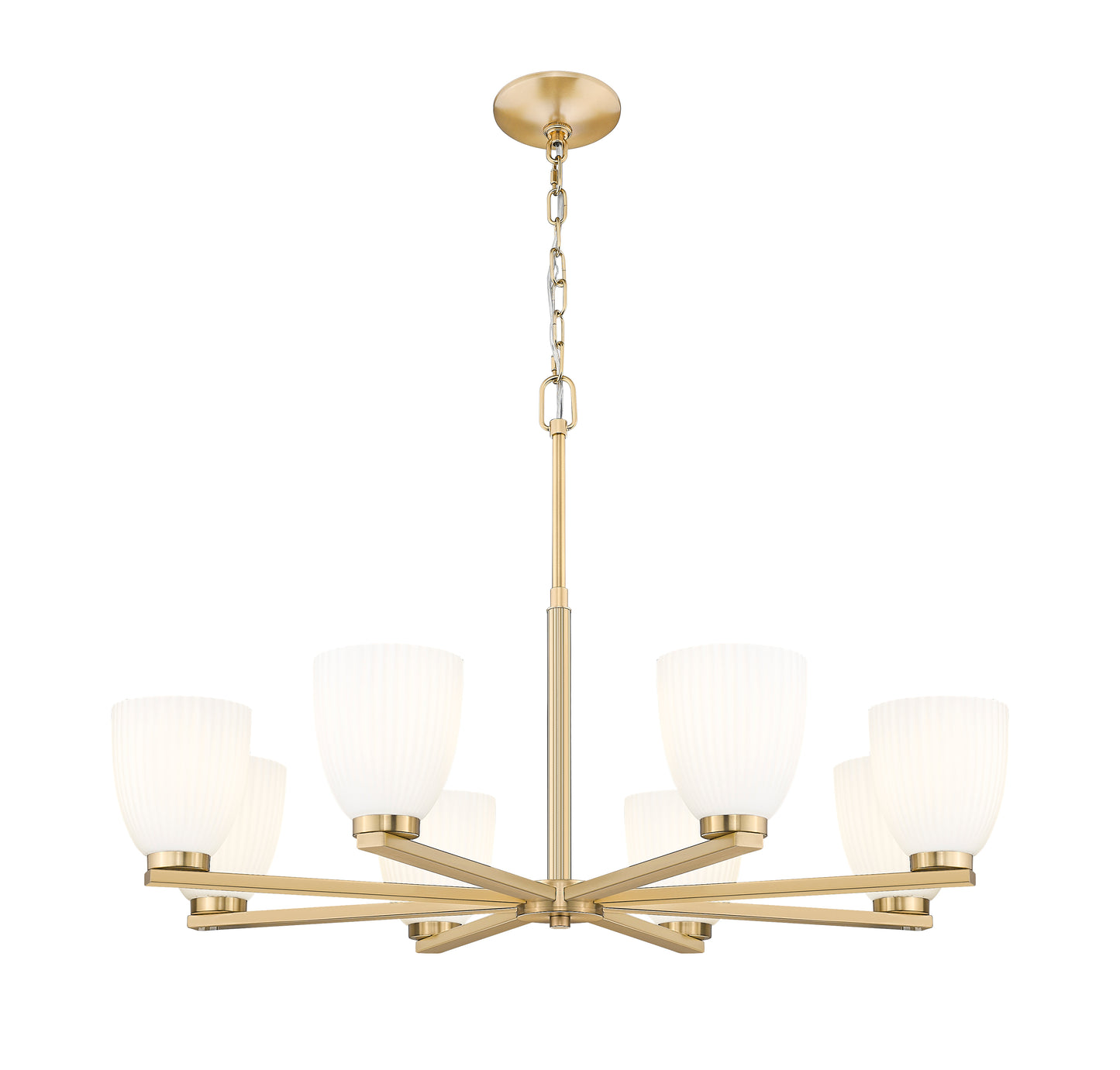 Naya 8 Light Chandelier Modern Gold