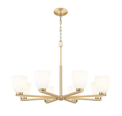 Naya 8 Light Chandelier Modern Gold