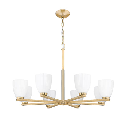 Naya 8 Light Chandelier Modern Gold