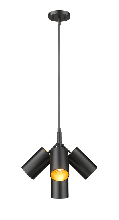 Lumina 5 Light Chandelier Matte Black