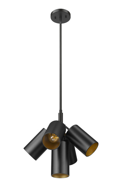 Lumina 5 Light Chandelier Matte Black