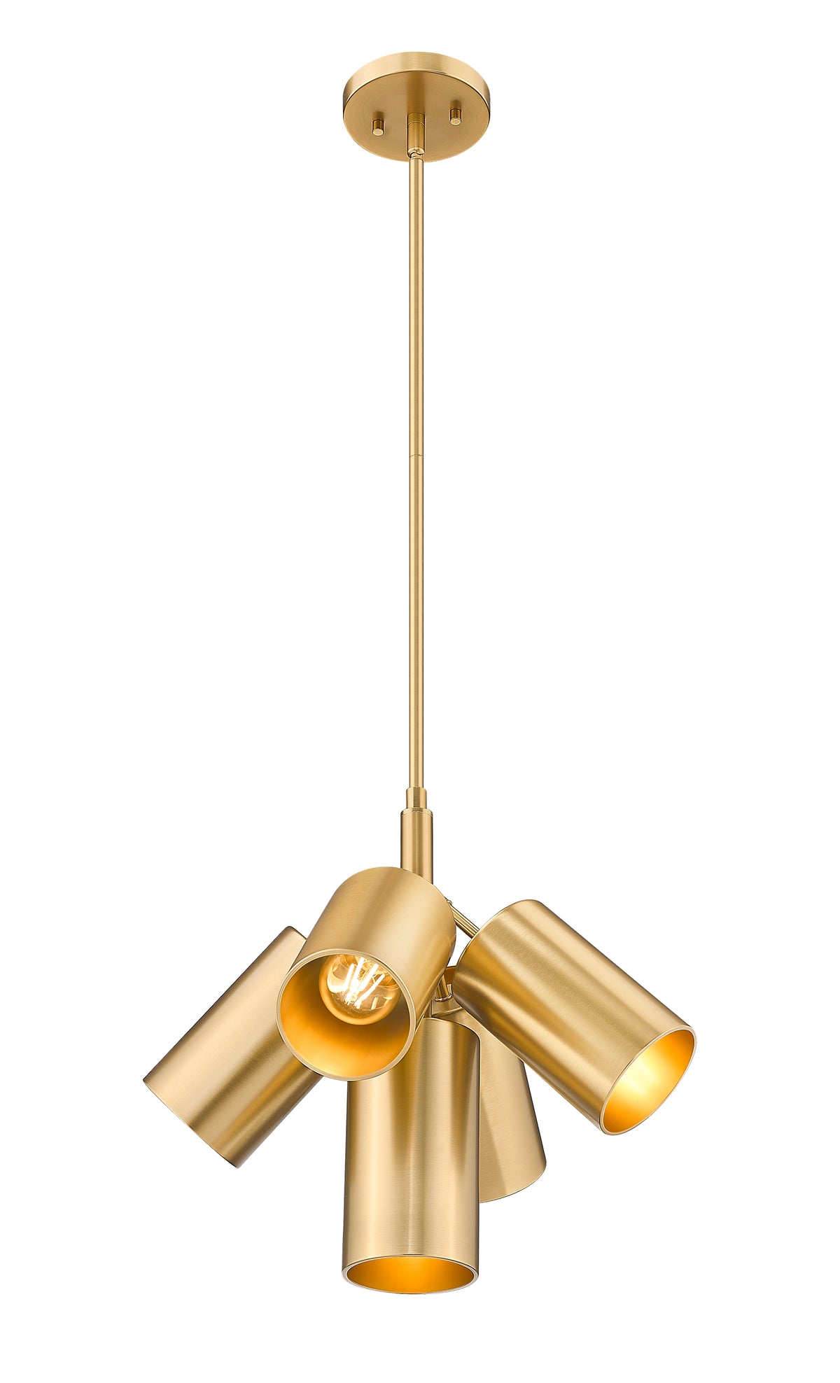 Lumina 5 Light Chandelier Modern Gold