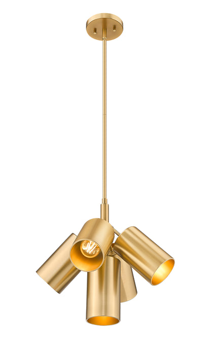 Lumina 5 Light Chandelier Modern Gold
