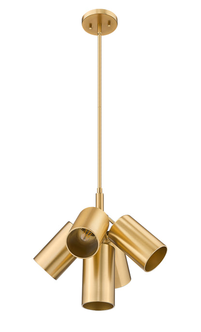 Lumina 5 Light Chandelier Modern Gold