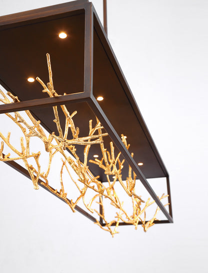 Aerie 8-Light 42" Integrated LED Linear Chandelier