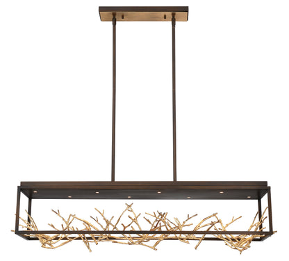 Aerie 8-Light 42" Integrated LED Linear Chandelier