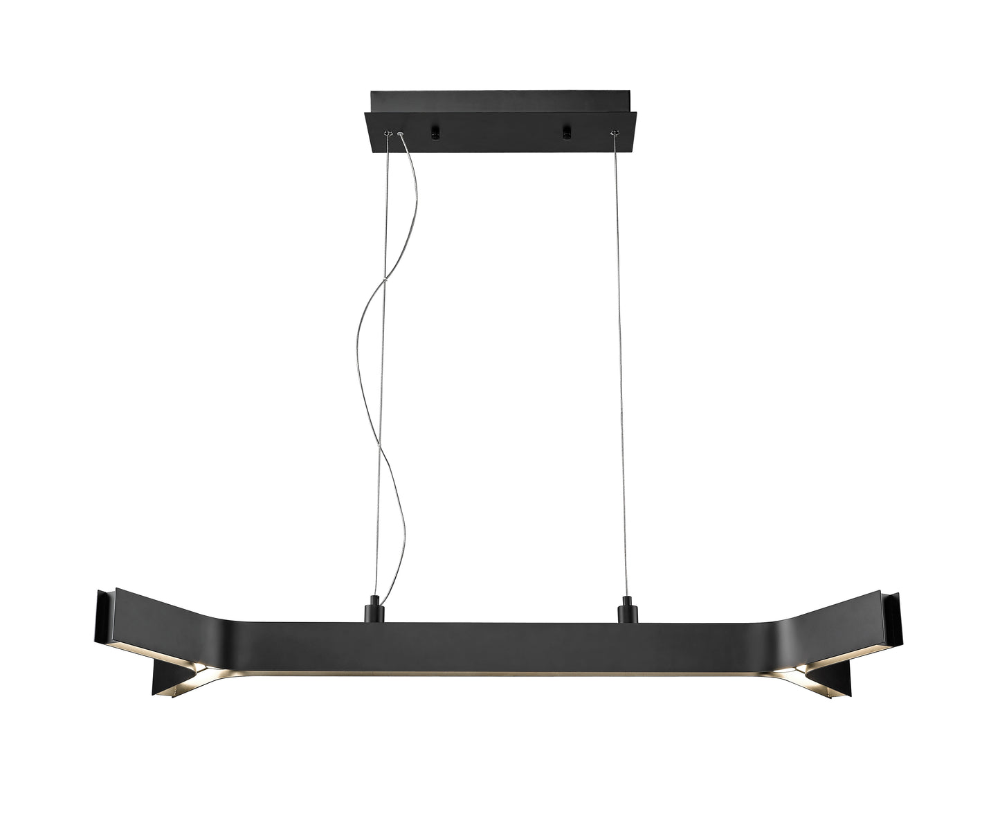 Arcano LED 1 Light Linear Chandelier Matte Black