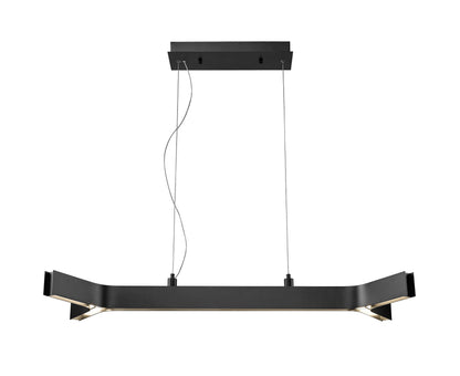 Arcano LED 1 Light Linear Chandelier Matte Black