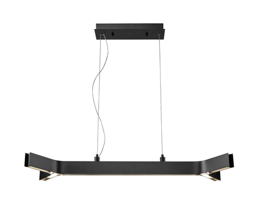 Arcano LED 1 Light Linear Chandelier Matte Black