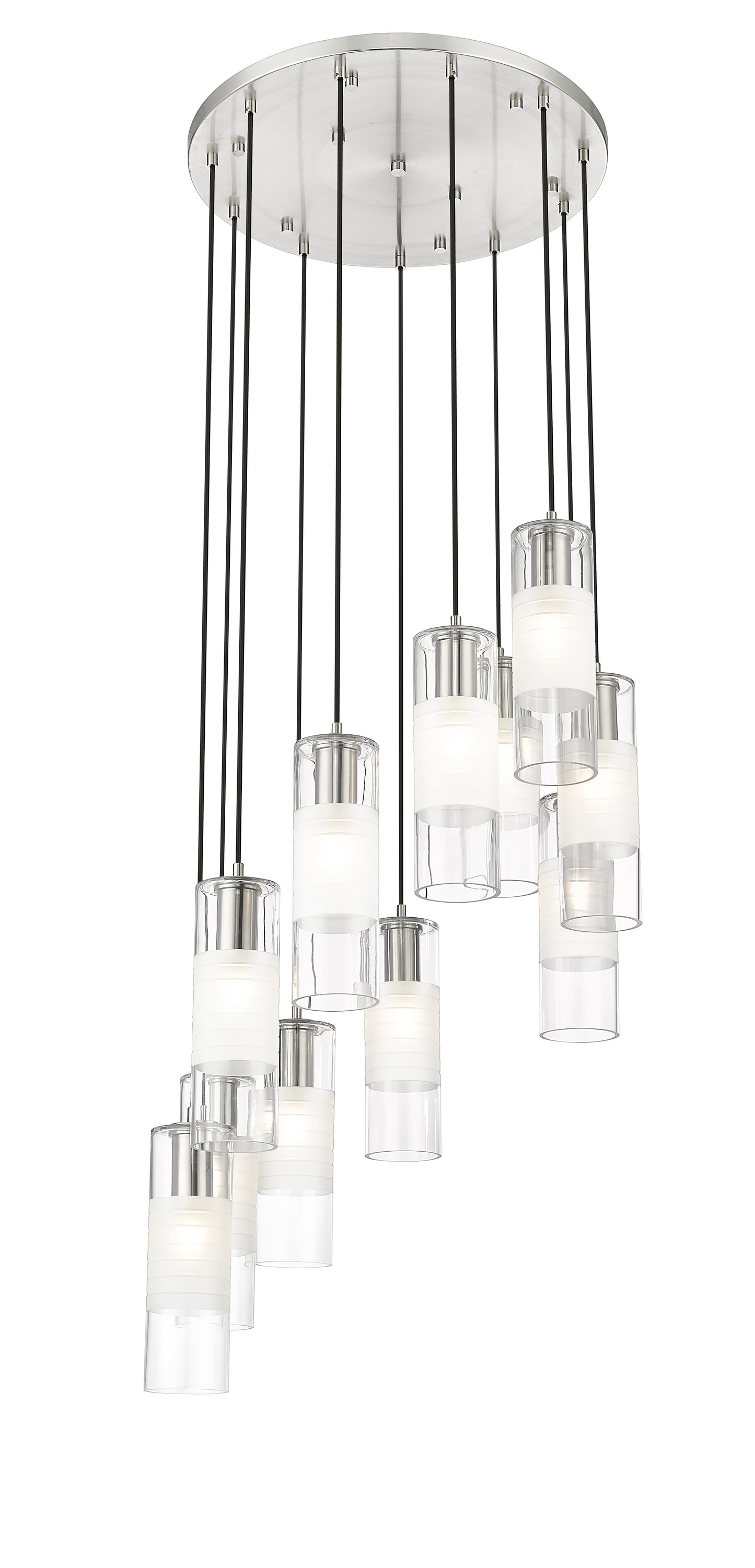 Alton 11 Light Chandelier Brushed Nickel