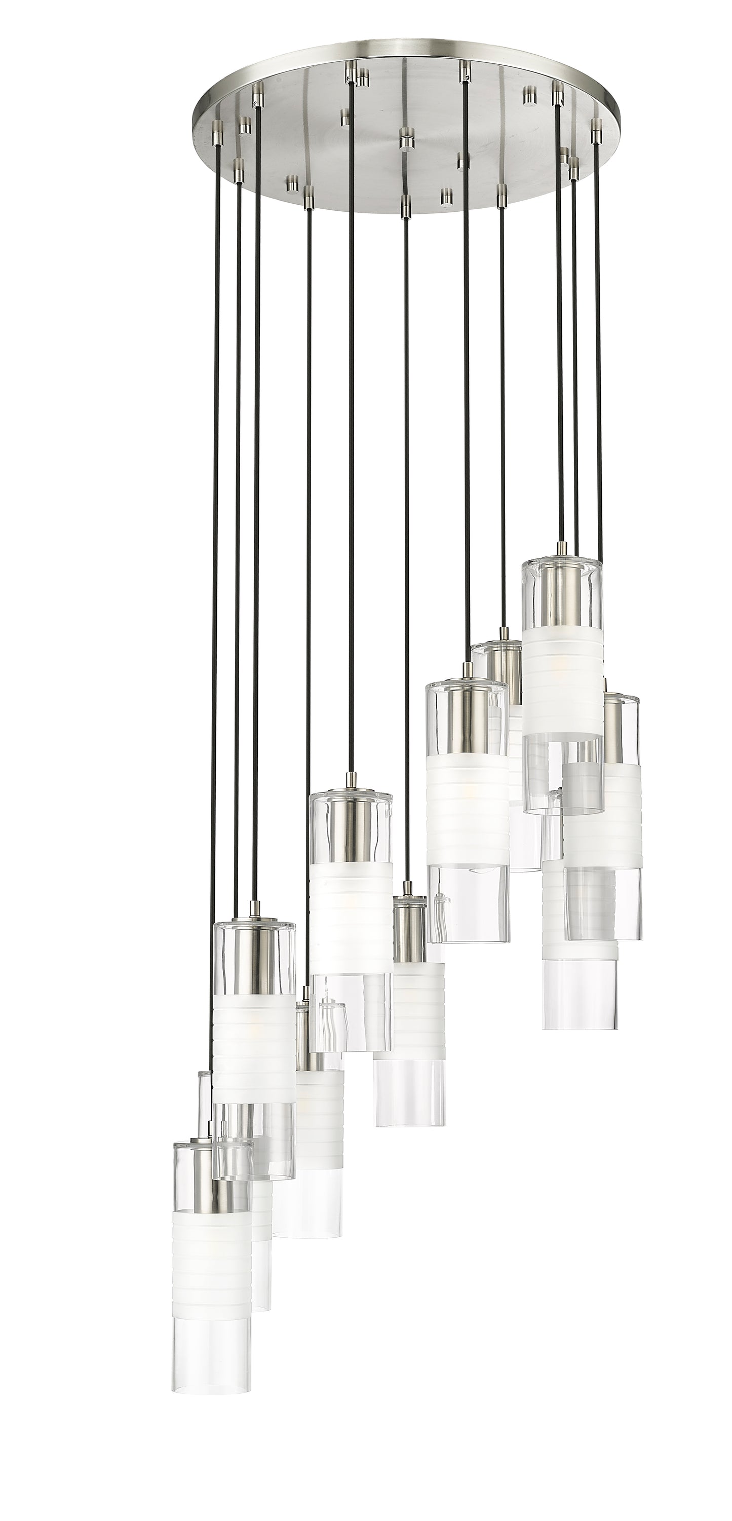 Alton 11 Light Chandelier Brushed Nickel