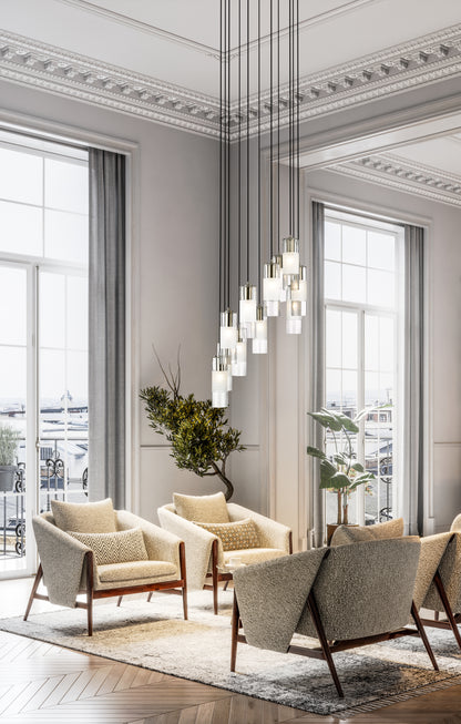 Alton 11 Light Chandelier Brushed Nickel