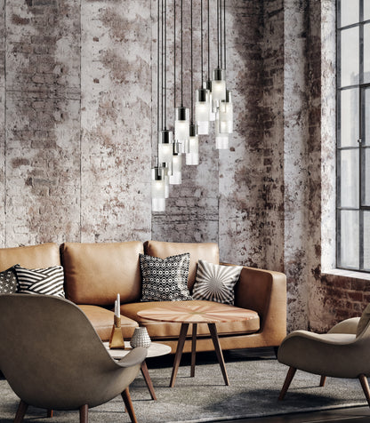 Alton 11 Light Chandelier Matte Black