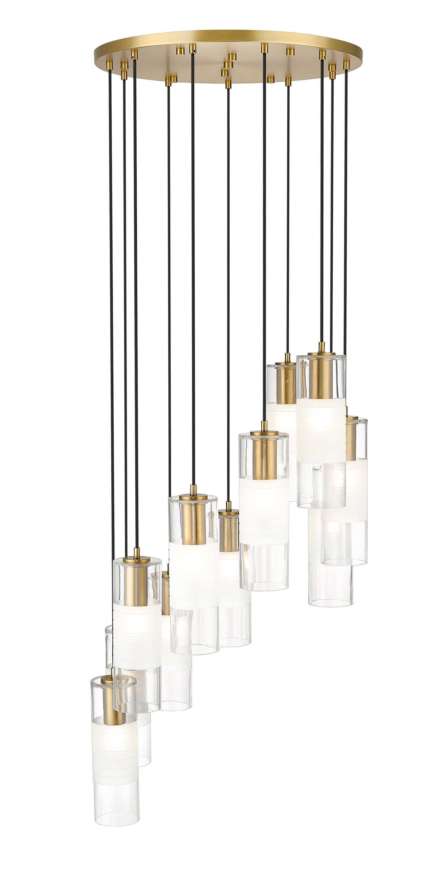 Alton 11 Light Chandelier Modern Gold