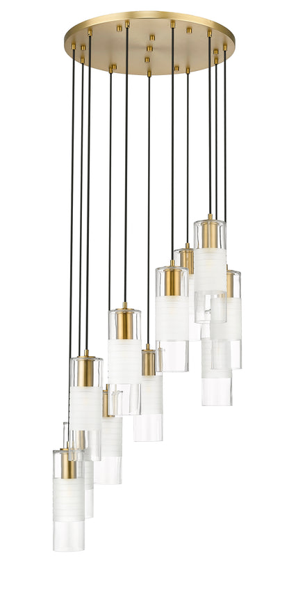 Alton 11 Light Chandelier Modern Gold