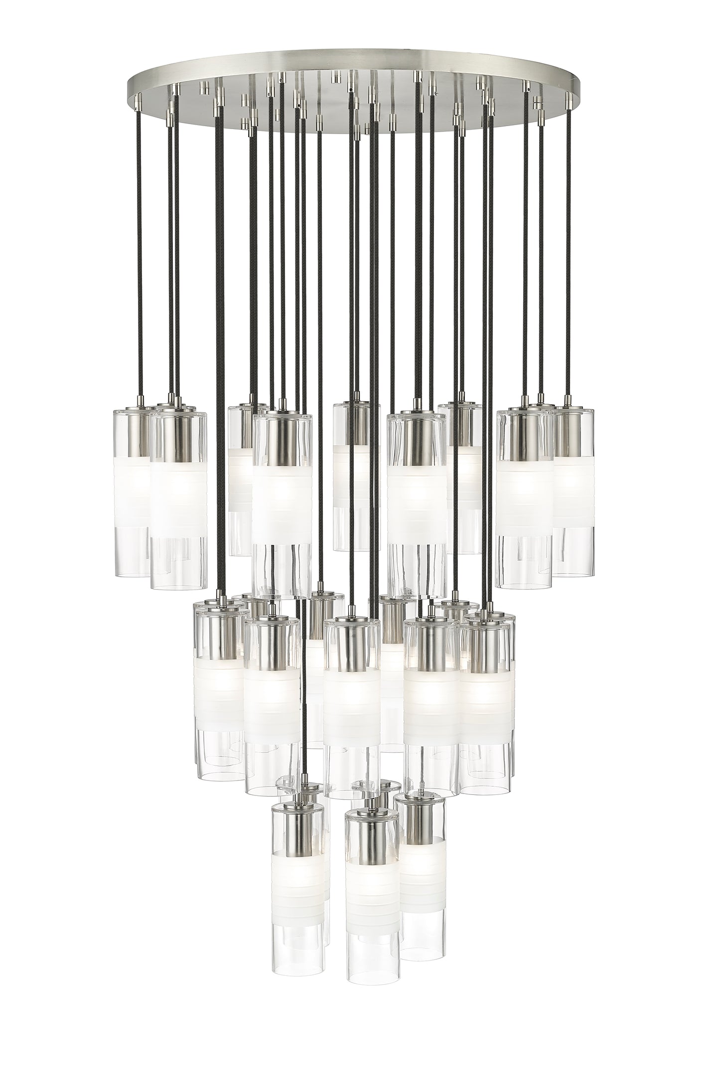 Alton 27 Light Chandelier Brushed Nickel
