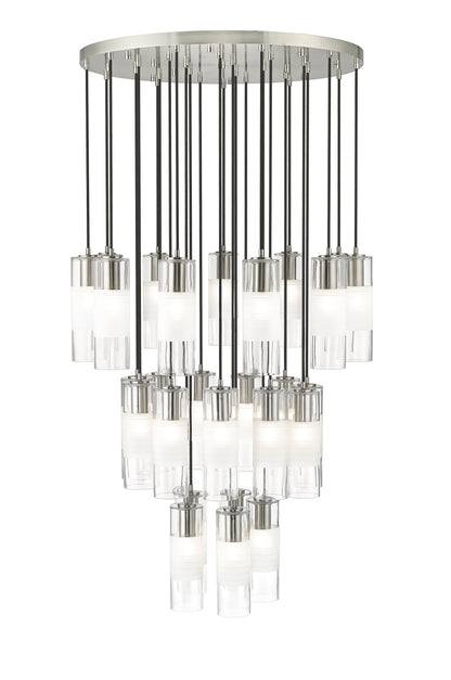 Alton 27 Light Chandelier Brushed Nickel